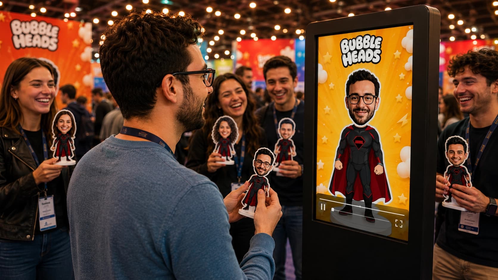 Bubble Heads — white-label event activation